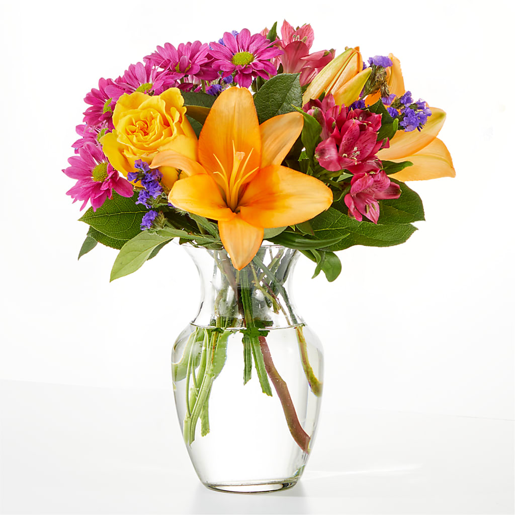 Colorful Visions Bouquet – Lemon Tree Florist, Kemp TX