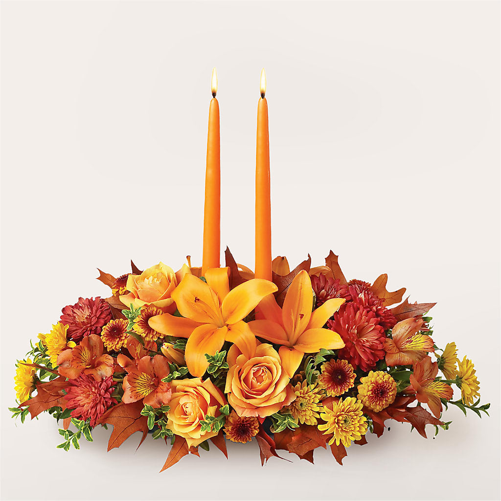 Traditions Centerpiece – Lemon Tree Florist, Kemp TX