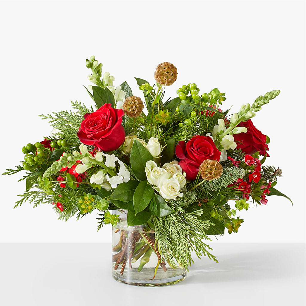Deck the Halls Bouquet – Lemon Tree Florist, Kemp TX
