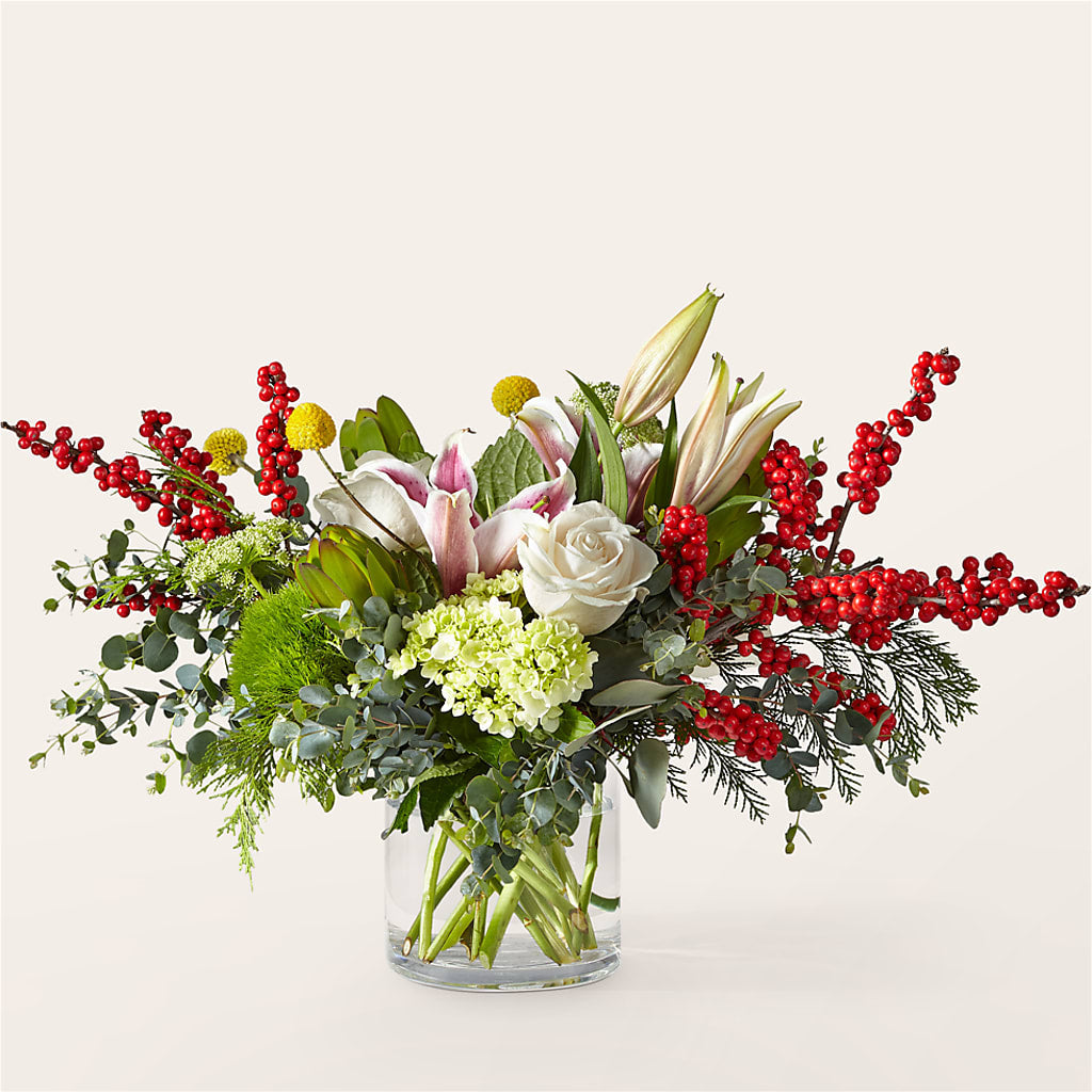 Berry & Bright Bouquet – Lemon Tree Florist, Kemp TX