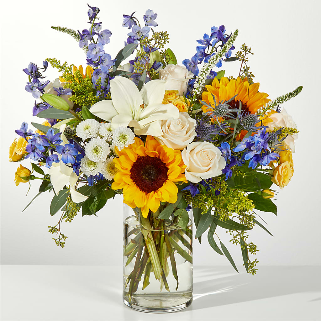 Wonderfully Sunny Bouquet – Lemon Tree Florist, Kemp TX
