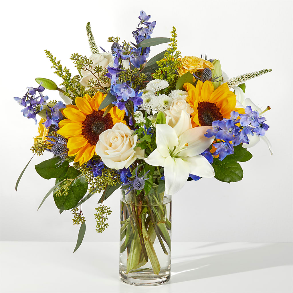 Wonderfully Sunny Bouquet – Lemon Tree Florist, Kemp TX