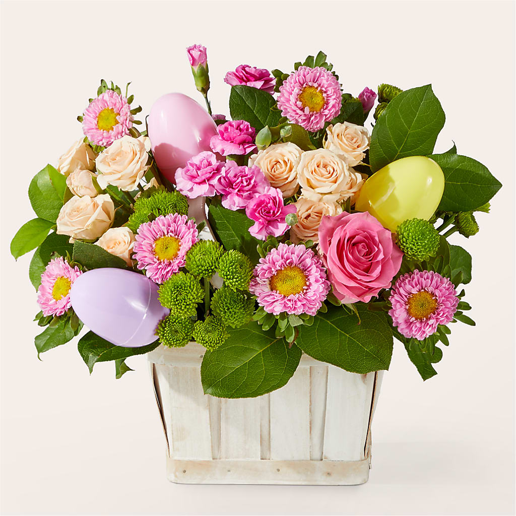 Get Eggcited Basket – Lemon Tree Florist, Kemp TX