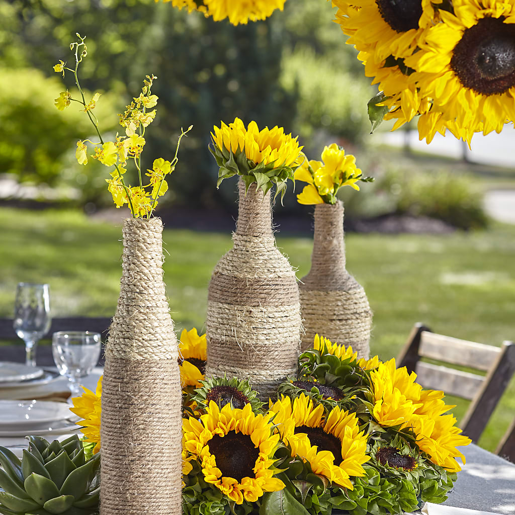 Sublime Garden Centerpiece – Lemon Tree Florist, Kemp TX