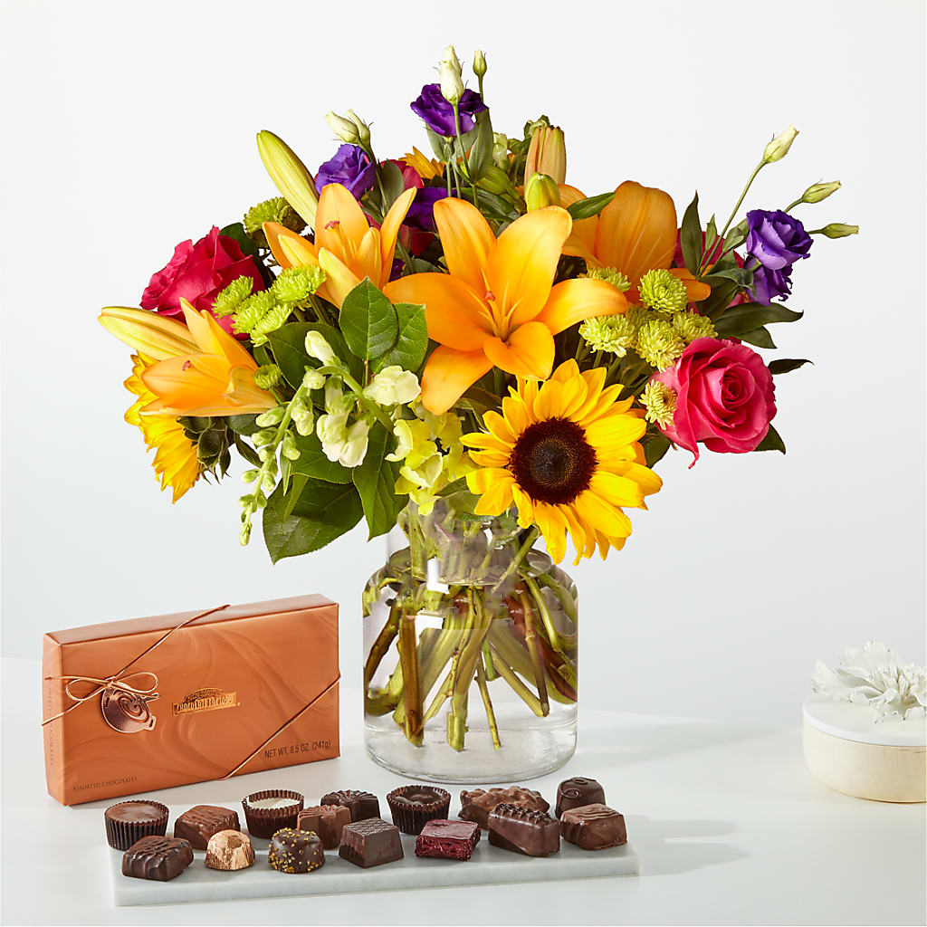 Best Day Bouquet and Chocolate Bundle