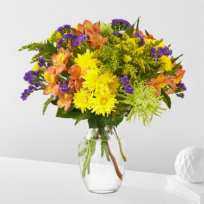 Marmalade Skies Bouquet –  Lemon Tree Florist, Kemp TX
