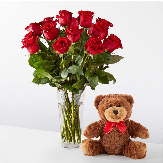 Romantic Long Stem Red Rose Bouquet Bundles –  Lemon Tree Florist, Kemp TX