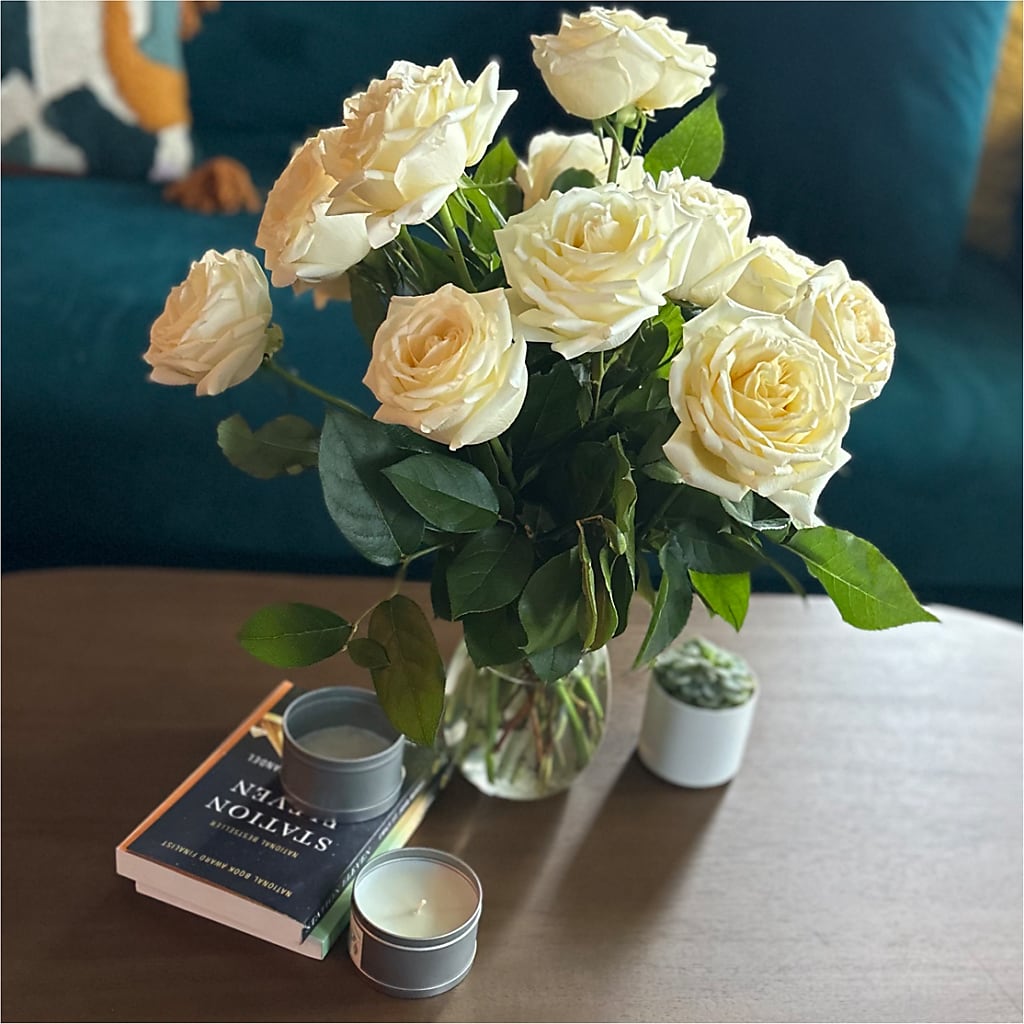 Long Stem Yellow Rose Bouquet –  Lemon Tree Florist, Kemp TX