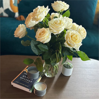 Long Stem Yellow Rose Bouquet –  Lemon Tree Florist, Kemp TX