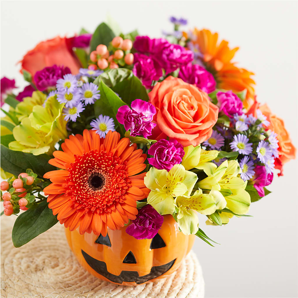 Tricks & Treats Pumpkin –  Lemon Tree Florist, Kemp TX