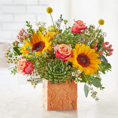 Sunflower Season Bouquet –  Lemon Tree Florist, Kemp TX
