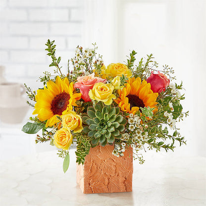 Sunflower Season Bouquet –  Lemon Tree Florist, Kemp TX