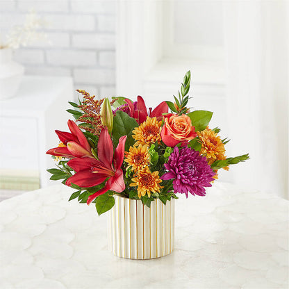 Burgundy Landscape Bouquet –  Lemon Tree Florist, Kemp TX