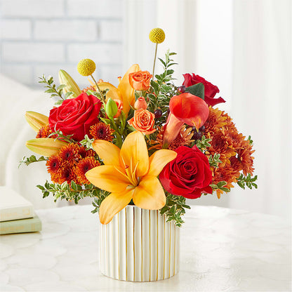 Scarlet Skies Bouquet –  Lemon Tree Florist, Kemp TX