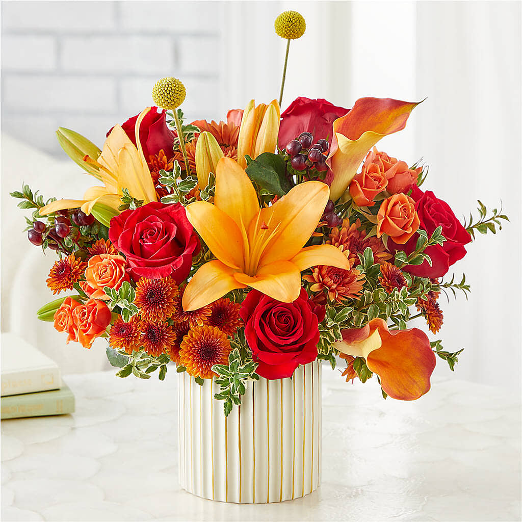 Scarlet Skies Bouquet –  Lemon Tree Florist, Kemp TX