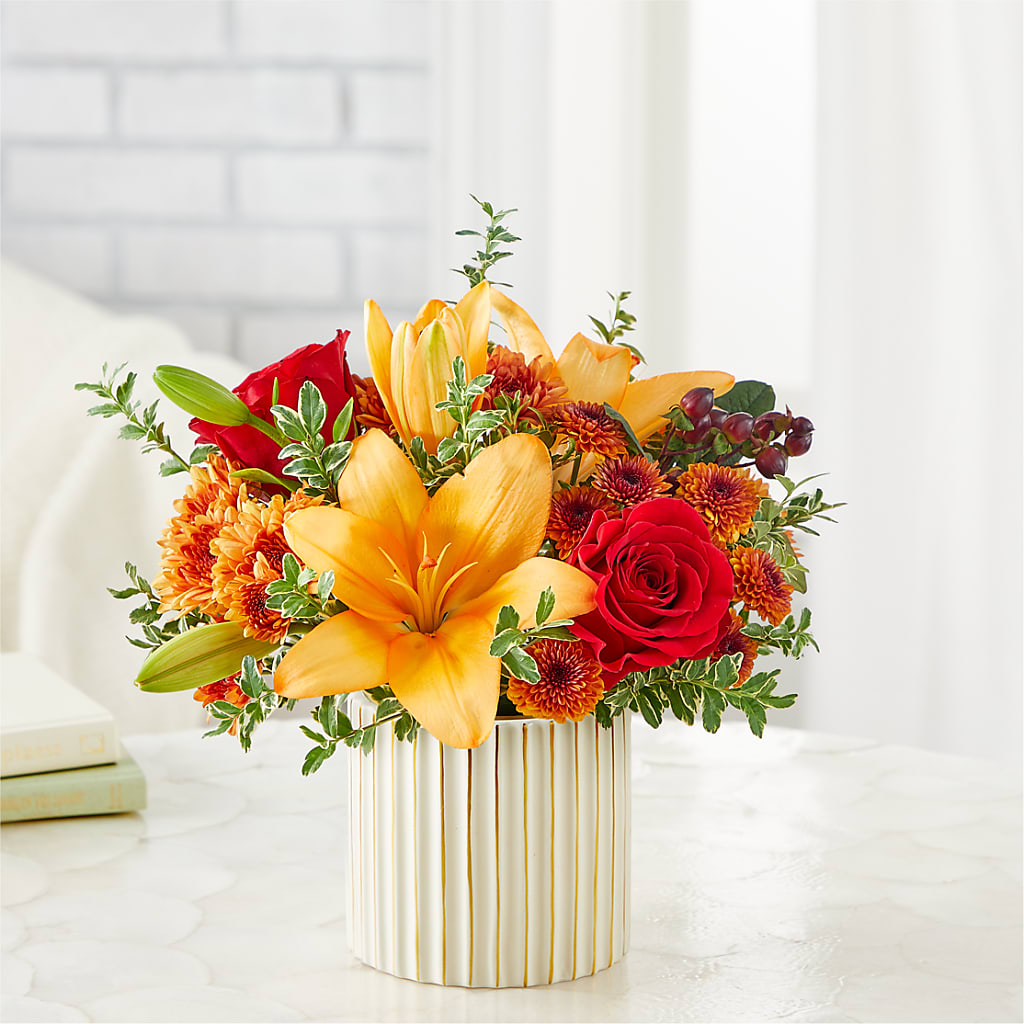Scarlet Skies Bouquet –  Lemon Tree Florist, Kemp TX