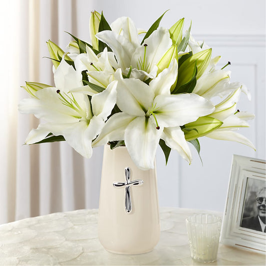 Faithful Blessings Bouquet –  Lemon Tree Florist, Kemp TX