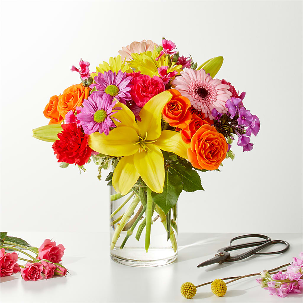 Cue the Confetti - A Florist Original –  Lemon Tree Florist, Kemp TX