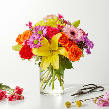 Cue the Confetti - A Florist Original –  Lemon Tree Florist, Kemp TX