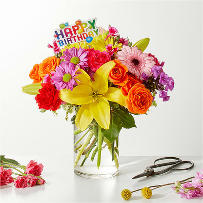 Cue the Confetti - A Florist Original –  Lemon Tree Florist, Kemp TX