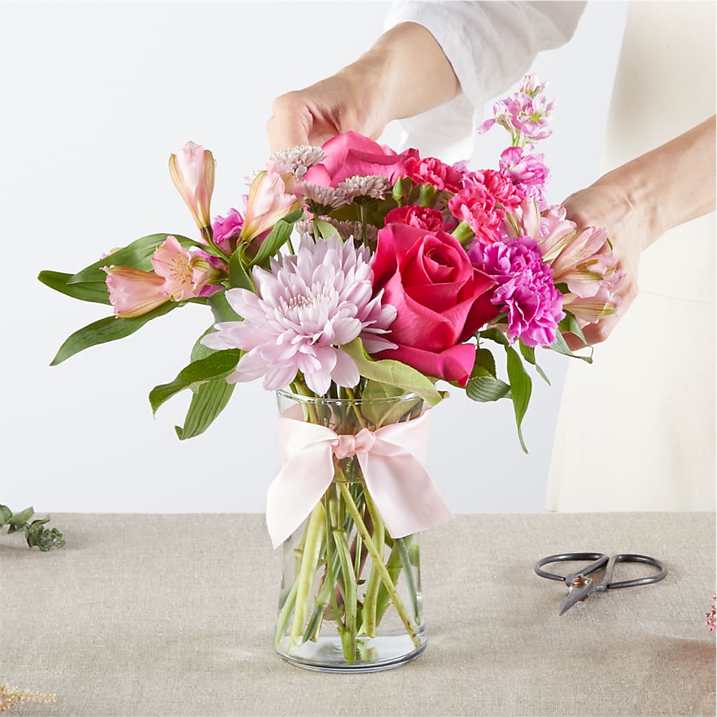 Pink Ribbon - A Florist Original –  Lemon Tree Florist, Kemp TX