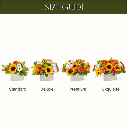 Sun-drenched Blooms Box Bouquet –  Lemon Tree Florist, Kemp TX