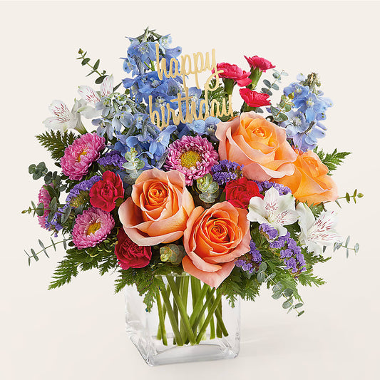 Birthday Bash Bouquet –  Lemon Tree Florist, Kemp TX
