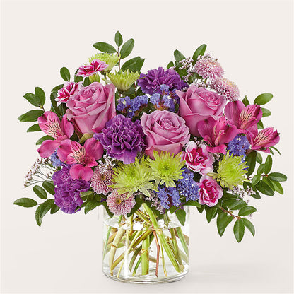 Glass Half Full Bouquet –  Lemon Tree Florist, Kemp TX