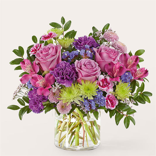 Glass Half Full Bouquet –  Lemon Tree Florist, Kemp TX