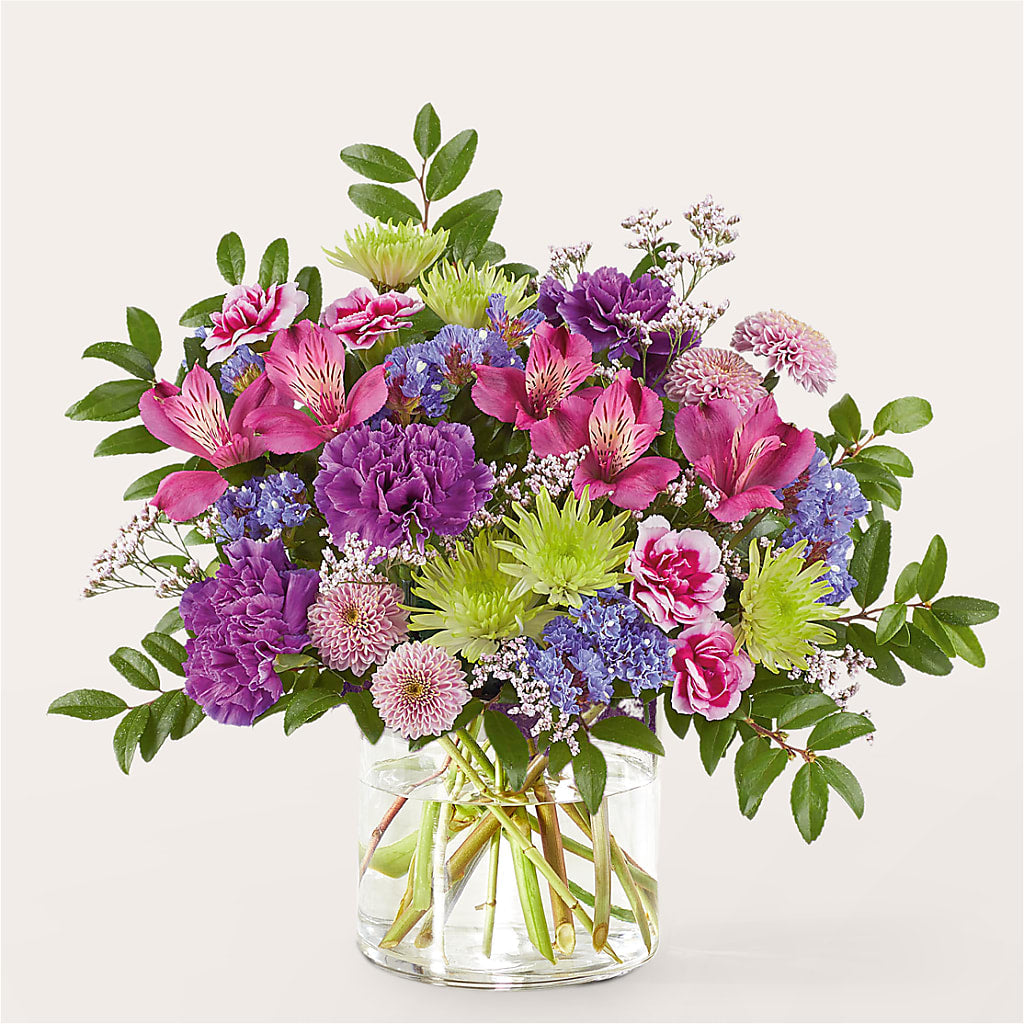 Glass Half Full Bouquet –  Lemon Tree Florist, Kemp TX