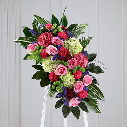 Refreshing Mix Standing Spray –  Lemon Tree Florist, Kemp TX
