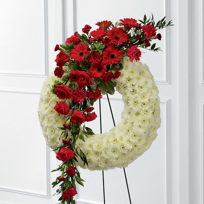 Graceful Tribute Wreath –  Lemon Tree Florist, Kemp TX