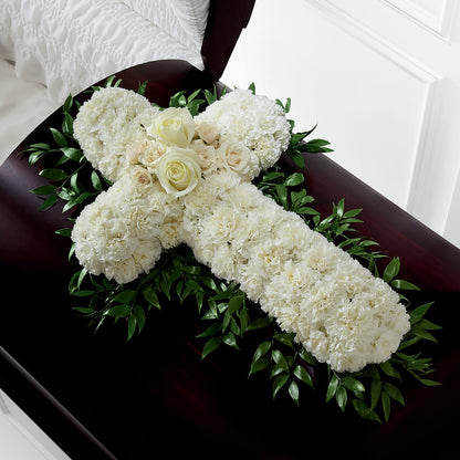 Peaceful Memories Casket Spray (Standard) –  Lemon Tree Florist, Kemp TX