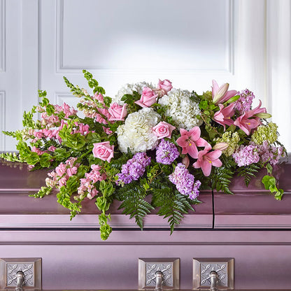 Life's Gratitude Casket Spray –  Lemon Tree Florist, Kemp TX
