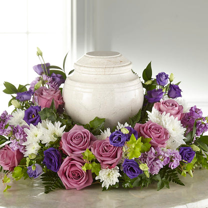 Blooming Sympathy Cremation Adornment –  Lemon Tree Florist, Kemp TX