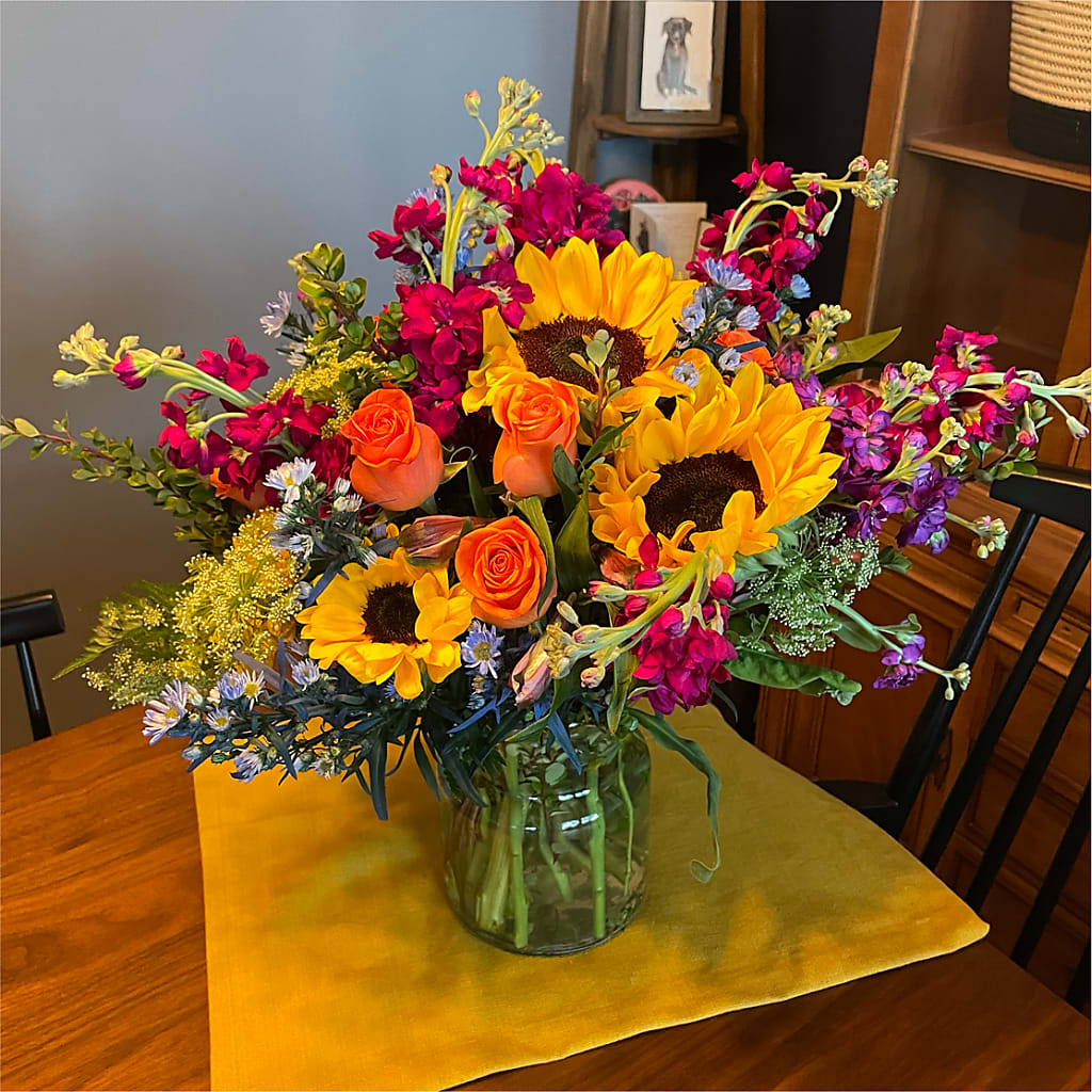 Rays of Life Bouquet –  Lemon Tree Florist, Kemp TX
