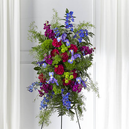 Heavenly Skies Standing Spray –  Lemon Tree Florist, Kemp TX