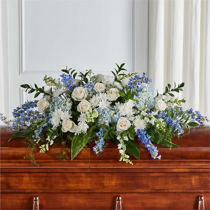 Timeless Essence Casket Spray –  Lemon Tree Florist, Kemp TX