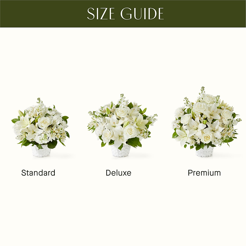 Peaceful Reflections Arrangement –  Lemon Tree Florist, Kemp TX