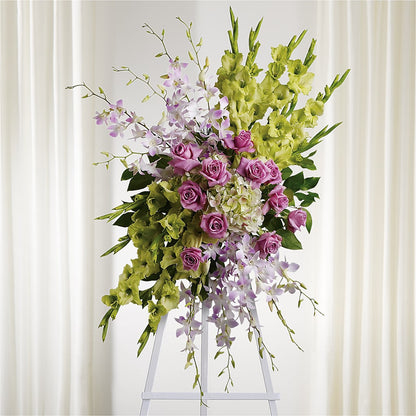 Lasting Legacy Standing Spray –  Lemon Tree Florist, Kemp TX