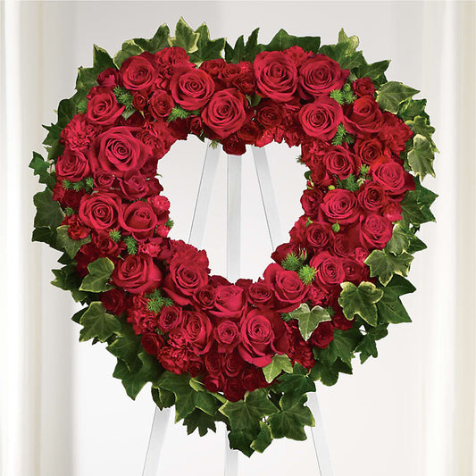 Wholehearted Standing Spray –  Lemon Tree Florist, Kemp TX