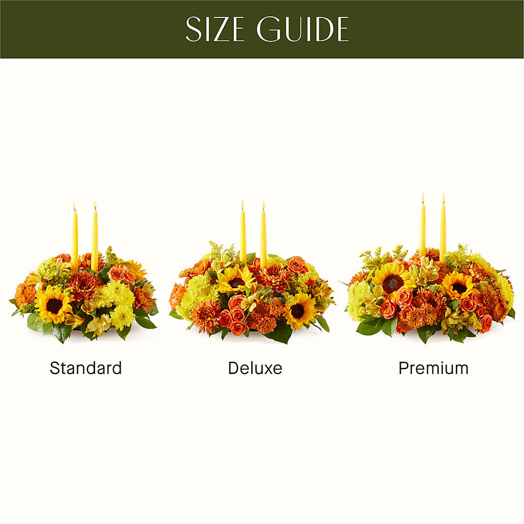 Autumn Harmony Centerpiece –  Lemon Tree Florist, Kemp TX