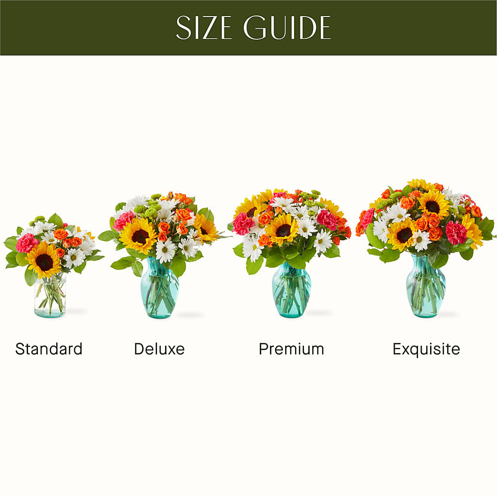 Sun-drenched Blooms Bouquet –  Lemon Tree Florist, Kemp TX