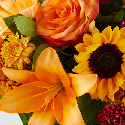 Grateful Centerpiece –  Lemon Tree Florist, Kemp TX