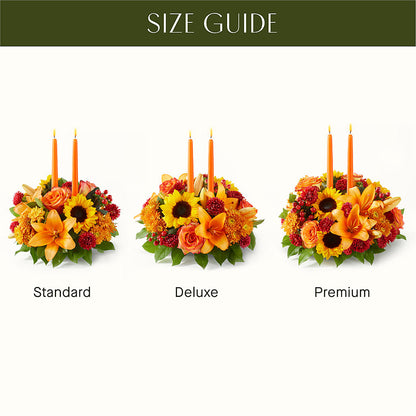 Grateful Centerpiece –  Lemon Tree Florist, Kemp TX