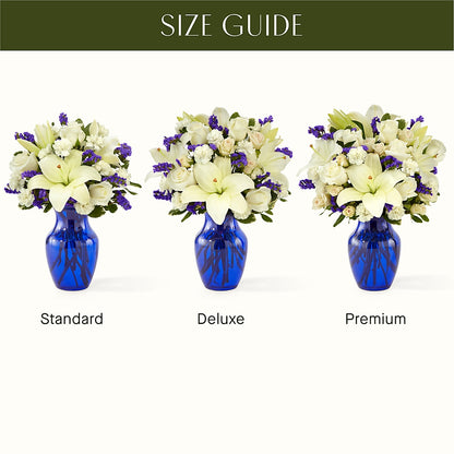 Sapphire Rush Bouquet –  Lemon Tree Florist, Kemp TX