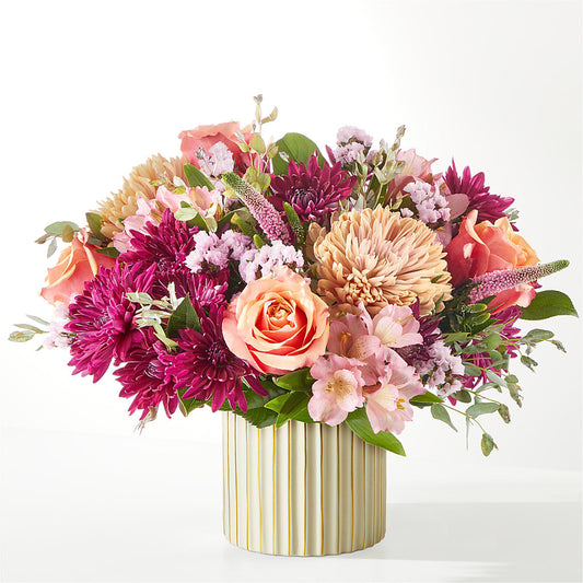 Berry Cobbler Bouquet with Ivory Vase –  Lemon Tree Florist, Kemp TX