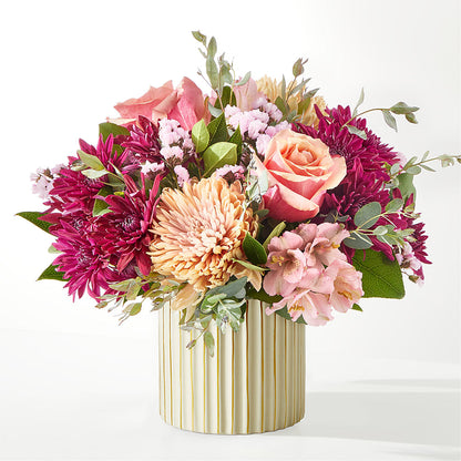 Berry Cobbler Bouquet with Ivory Vase –  Lemon Tree Florist, Kemp TX