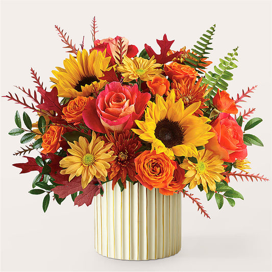 Fall Campfire Bouquet –  Lemon Tree Florist, Kemp TX