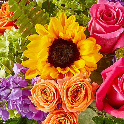 Vibrant Greetings Bouquet –  Lemon Tree Florist, Kemp TX